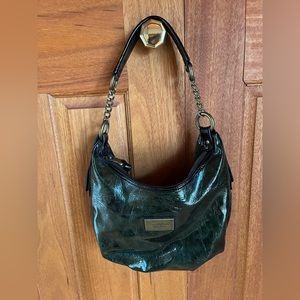 Simply Vera Hobo Deep Green Metallic Hand Bag - Brand New